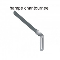 HAMPE CHANTOURNEE ACIER GALVANISÉ (UNITE)