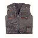 GILET TRAVAIL - POLYESTER/COTON - 245m/g²