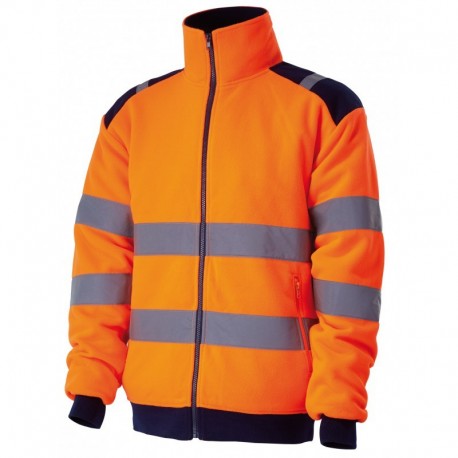 VESTE POLAIRE HAUTE VISIBILITE JAUNE