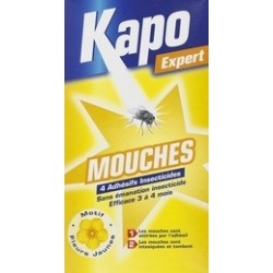 ANTI MOUCHES ADHESIF (LOT DE 4)