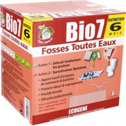 BIO 7 FOSSES TOUTES EAUX 6 MOIS (UNITE)