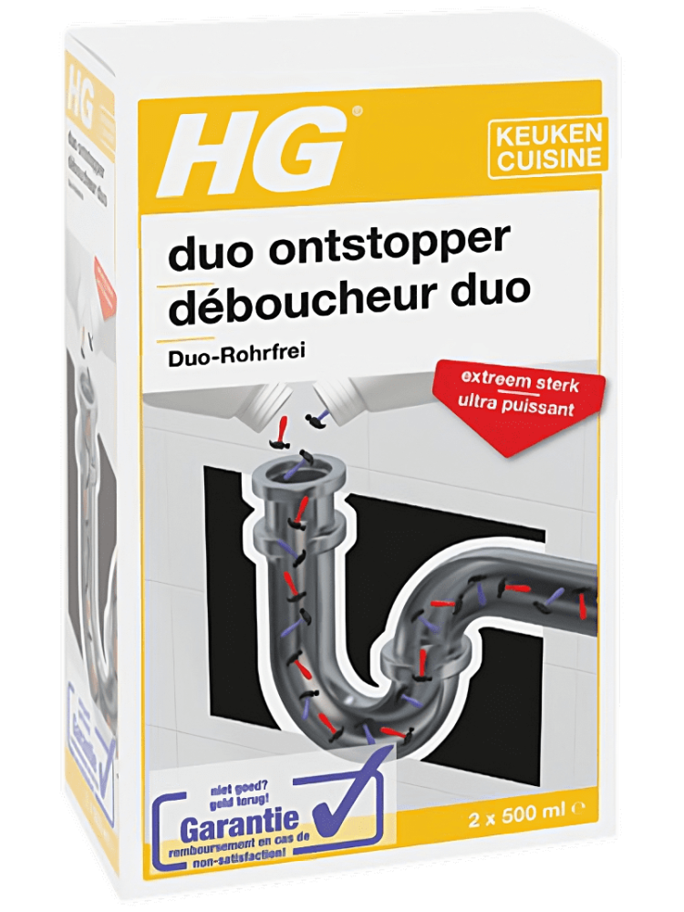 Déboucheur Duo pour Canalisation - 2x500ml