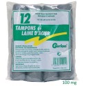 TAMPONS PAILLE DE FER x 12 (en sachet)